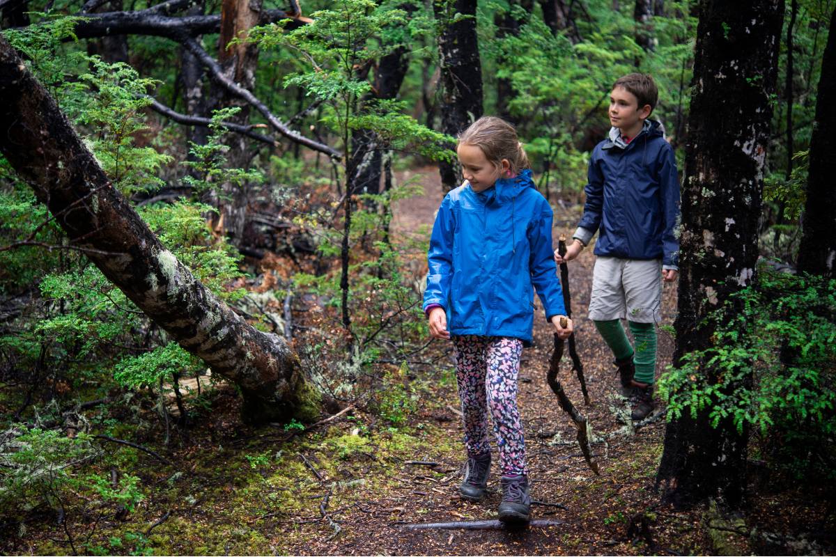 Children walking in Auckland