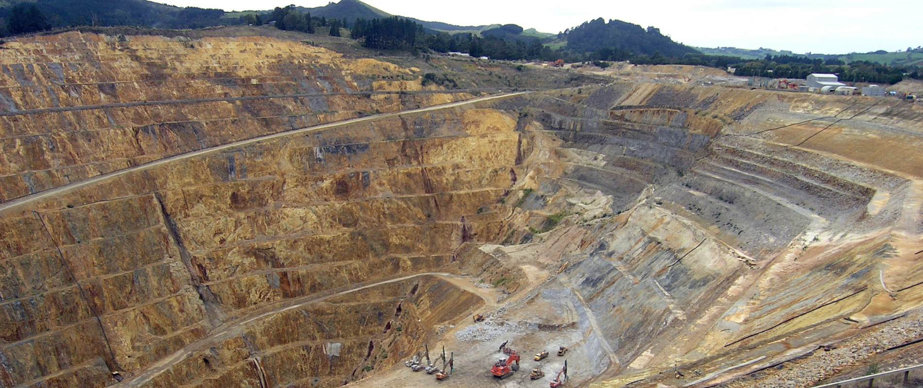 Martha Goldmine Pit Rim Walkway