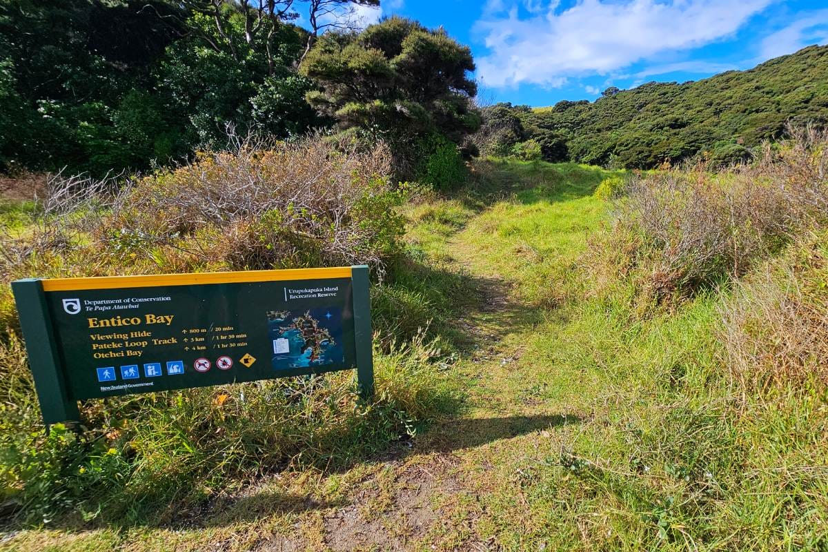 Akeake-Peninsula-Return-Walk-Sign