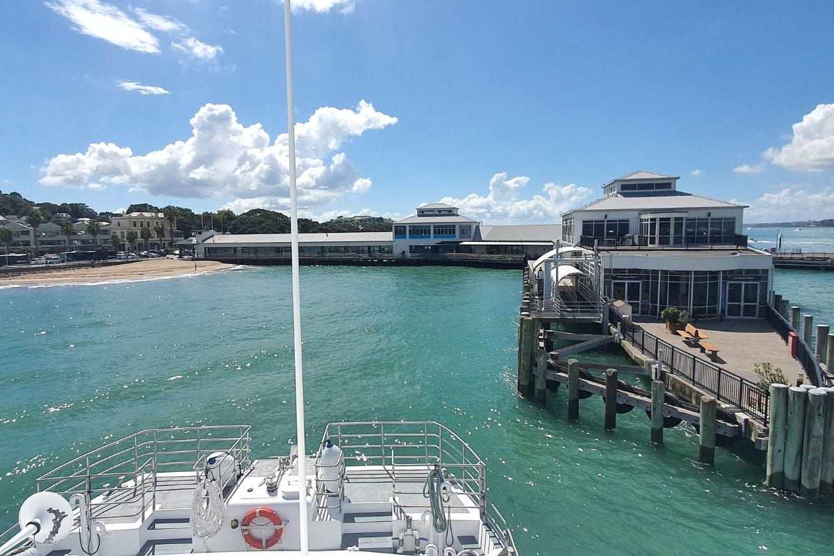 Ferry coming into Devonport from the city