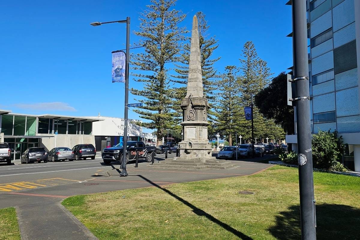Sunlight dappled steps, worn smooth by time, lead the way into the forest (2)