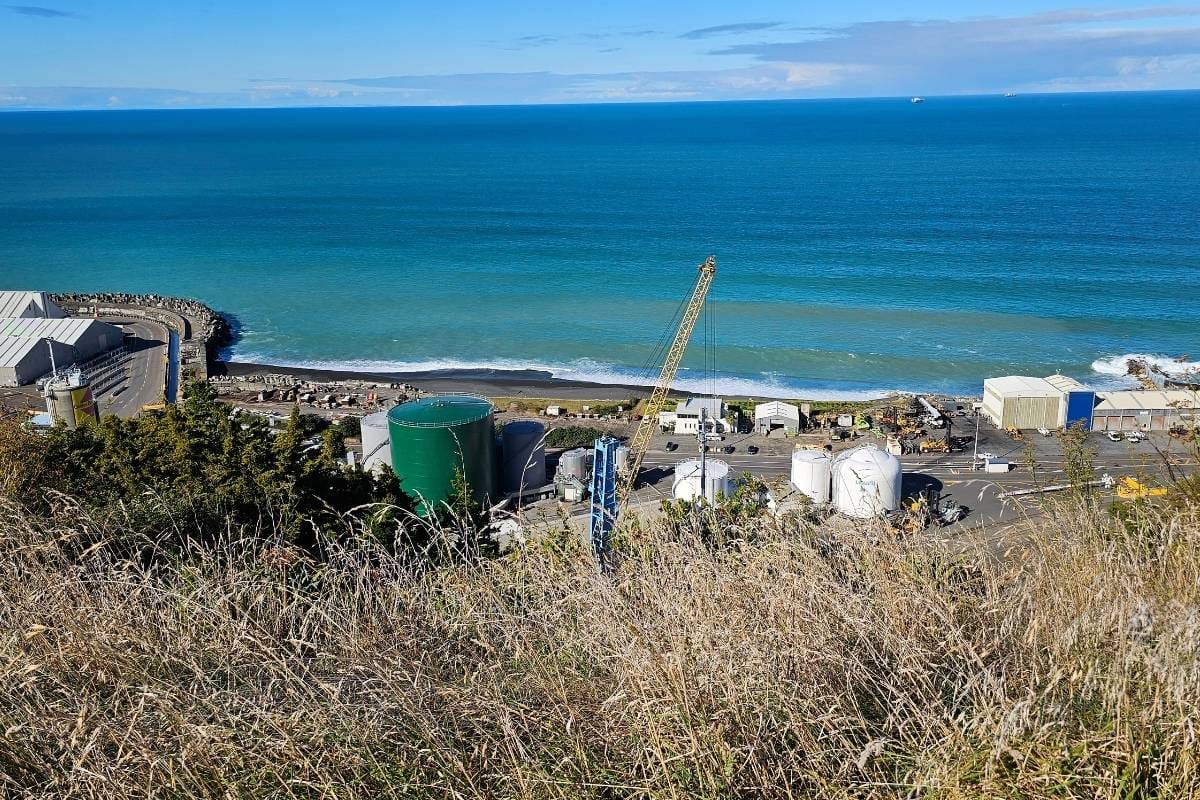 a person walking down a wooden staircase (2)