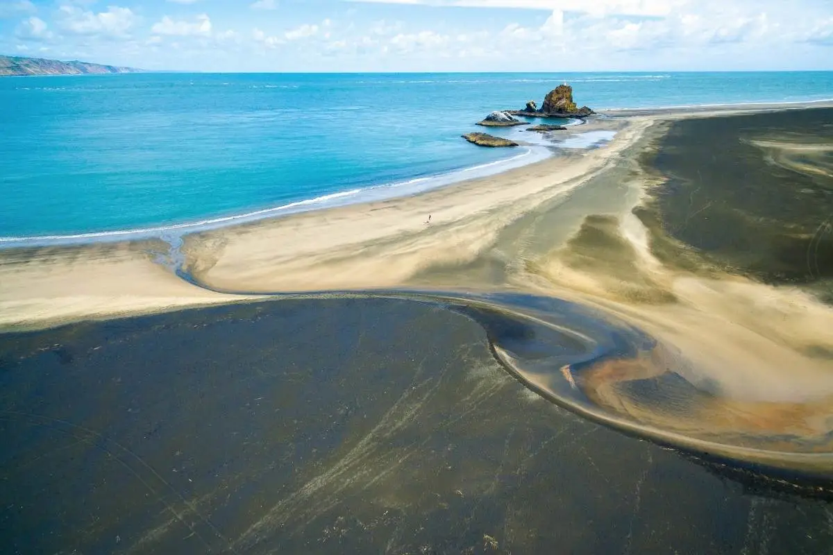 Whatipu Beach near Auckland