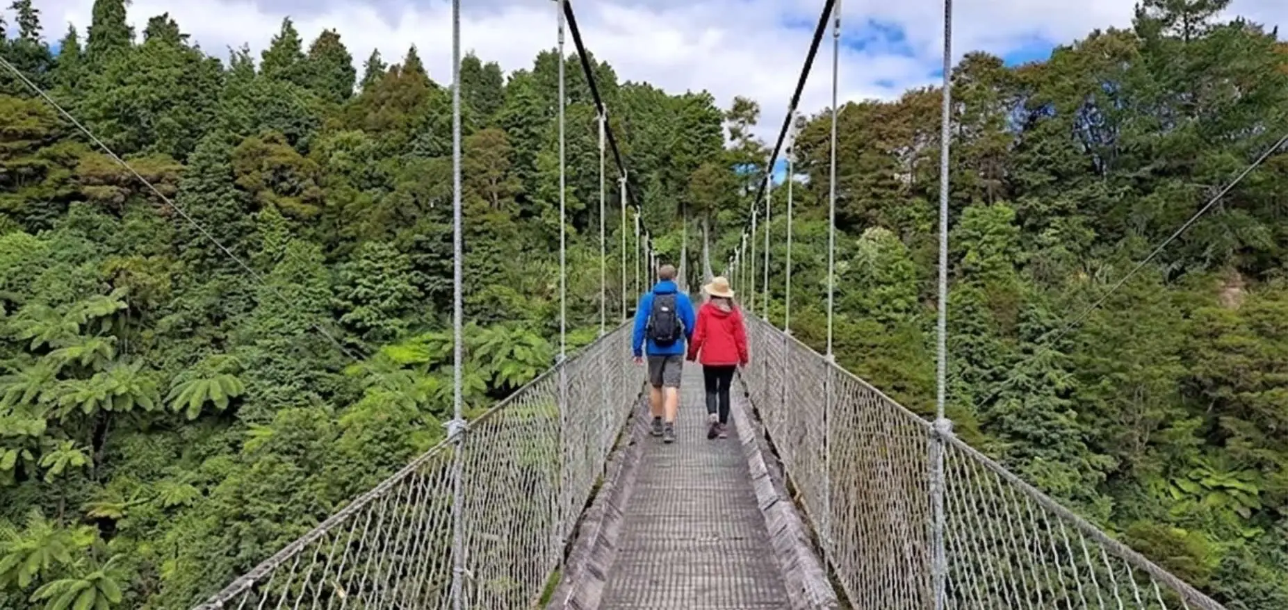 Arapuni Suspension Bridge near Putaruru