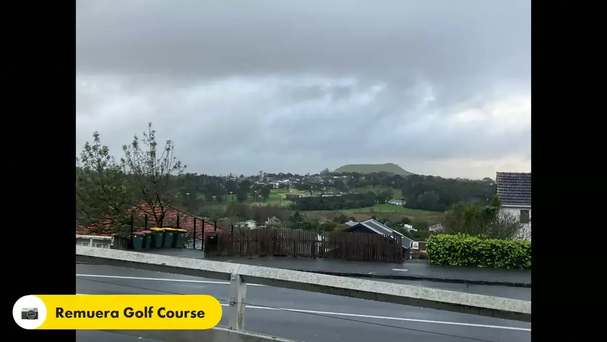 View over Remuera Golf Course from Remuera Road on the Remuera Ramble walk